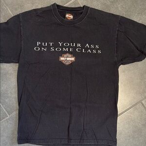 2008 Harley-Davidson Black Short Sleeve Tee Large